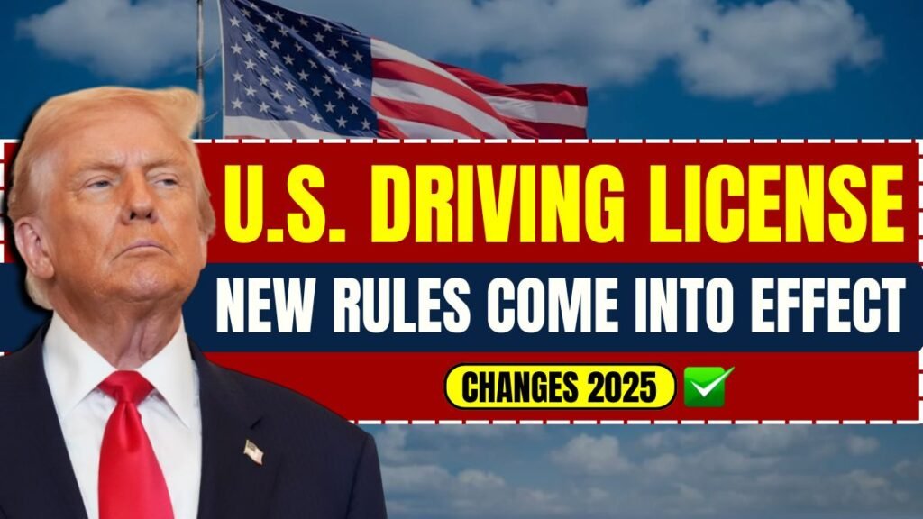 U.S. Driving License Changes 2025 – New Rules Come Into Effect on November 2